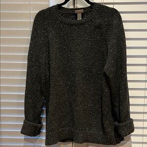 Women's Black oversized  Sweater